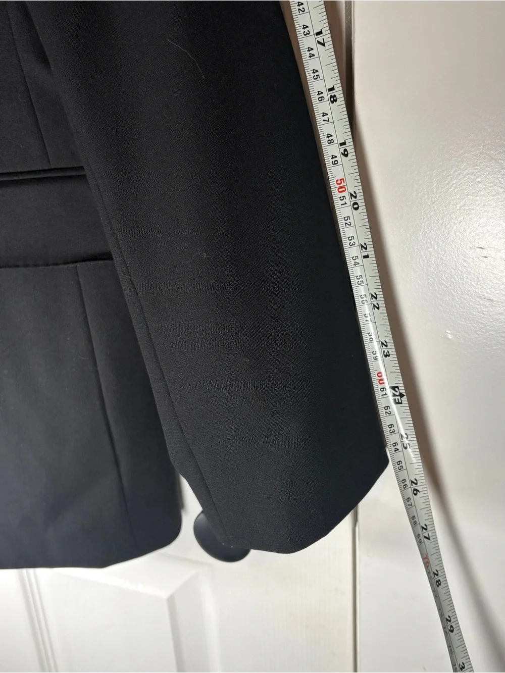 Banana Republic Black 2-Button Classic Suit Jacket Blazer 46R 108